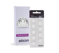 Genuine Denmark Oticon Branded, Hearing Aid Domes for Oticon MiniFit Open 10mm /Size: Large, Genuine OEM Replacements Domes for RITE&MiniRITE Hearing Aid Supplies -1 Pack /10 Domes Total