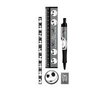 Genuine Disney Nightmare Before Christmas Spooky Stationery Set Pen Eraser Ruler