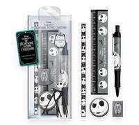 Genuine Disney Nightmare Before Christmas Spooky Stationery Set Pen Eraser Ruler