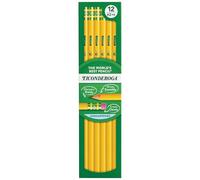 Genuine - Dixon Ticonderoga Cedar Artist Pencil, No.2, 12 pack