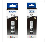Genuine Epson 104 Ink Bottles CMYK Ecotank for Epson ET-2710 ET-2711 ET-4700 Lot