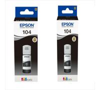 Genuine Epson 104 Ink Bottles CMYK Ecotank for Epson ET-2710 ET-4700 ET-2711 Lot