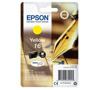 EPSON 16 ink cartridge yellow standard capacity 3.1ml 165 pages 1-pack blister without alarm