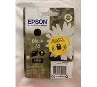 Genuine Epson 18, Daisy Black Original Ink Cartridges, T1801, C13T18014012
