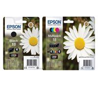 Genuine Epson 18, Daisy Ink Cartridges, T1801, T1802, T1803, T1814, T1806, LOT