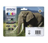 Epson Elephant Multipack 6-colours 24XL Claria Photo HD Ink