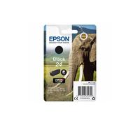 Epson 24 Black Elephant Genuine, Claria Photo HD Ink Cartridge, Standard Capacity
