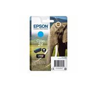 EPSON 24 ink cartridge cyan standard capacity 4.6ml 360 pages 1-pack blister without alarm