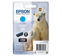 Genuine Epson 26 Cyan Ink Cartridge