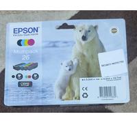 Genuine Epson 26 Multipack B/C/M/Y Ink Cartridges (T2616) NEW