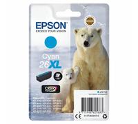 Genuine Epson 26XL, Polar Bear Ink Cartridges, XP-610, XP-615 XP-620 XP-625, LOT