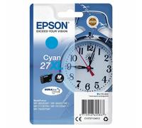 EPSON 27XL ink cartridge cyan high capacity 10.4ml 1.100 pages 1-pack blister without alarm - DURABrite ultra ink