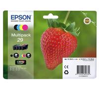 Genuine Epson 29 BCMY Ink Cartridges Multipack Strawberry XP-235 XP-445