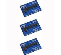 Genuine Epson 3-Pack Black Ribbon Cartridge For: M-180, M-181, M-183, M-185 ERC-22B (E65103)