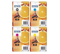 Genuine Epson 33, Orange Ink Cartridges, XP-540, XP-640, XP-645, XP-900, LOT
