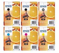 Genuine Epson 33, Orange Ink Cartridges, XP-540, XP-640, XP-645, XP-900, LOT