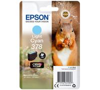 Epson Squirrel Singlepack Light Cyan 378 Claria Photo HD Ink