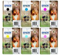 Genuine Epson 378, Squirrel Ink Cartridges, XP-8500, XP-8505, XP-8600, New, LOT