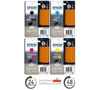 Genuine Epson 405, 405XL, 405XXL, Suitcase Original Ink Cartridge LOT