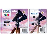 Genuine Epson 502, Binoculars Ink Cartridge, T02V1 T02V2 T02V3 T02V4, T02V6, LOT
