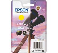 Genuine Epson 502, Binoculars Yellow Ink Cartridge, T02V4, C13T02V44010