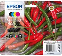 Genuine Epson 503 503XL Chillies Ink Cartridges For WF-2960DWF WF-2965DWF Lot