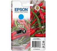 Epson 503 Chillies, Genuine Cyan Ink Cartridge