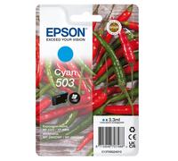 Genuine Epson 503, Chillies Cyan Ink Cartridge, T09Q2, C13T09Q24010