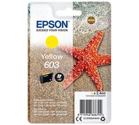 Genuine Epson 603, Starfish Yellow Ink Cartridge, T03U4, C13T03U44010 Lot