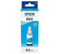 Genuine Epson 664 Cyan Ink Bottle For Ecotank T6642 ET-2600 ET-2550 ET-2500