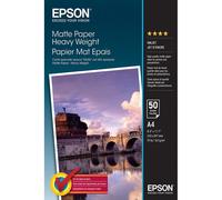 Genuine Epson A4 Matte Heavy Weight Photo Paper 167gsm 50 Sheets (C13S041256)