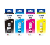 Genuine Epson EcoTank Printer ink bottle cartridge Refill Kit LOT
