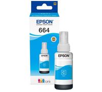 Genuine Epson Original T6642 EcoTank Ink Bottle Cyan 70ml
