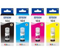 Genuine Epson EcoTank Printer ink bottle cartridge Refill Kit LOT