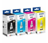 Genuine Epson EcoTank Printer ink bottle cartridge Refill Kit LOT