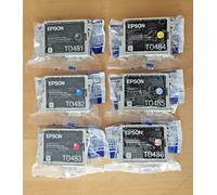 Genuine Epson T0481 T0482 T0483 T0484 T0485 T0486 (T0487) Ink Cartridges - lot