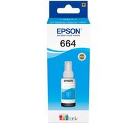Genuine Epson Original T6642 Ecotank Ink Bottle Cyan 70ml