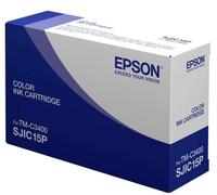 Genuine Epson SJIC15P (Pack of 3) Ink Cartridge - TM-C610 TM-C3400 Printers Vat