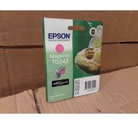 GENUINE EPSON T0343 TO343 Magenta (red) cartridge ORIGINAL R2100 CHAMELEON ink