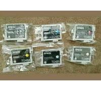 Genuine Epson T0481 T0482 T0483 T0484 T0485 T0486 (T0487) Ink Cartridges - lot