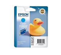 Genuine Epson T0552, Duck Cyan Ink Cartridge, R240 R245 RX420 RX425 RX520, TO552