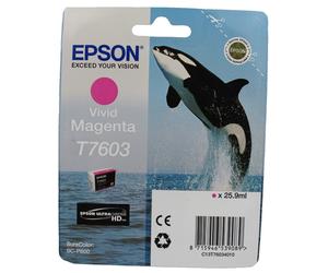 Genuine Epson T0603 (KILLER WHALE) Vivid Magenta Ink Cartridge - 2021