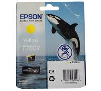 Genuine Epson T0604 (KILLER WHALE) Yellow Ink Cartridge - 11. 2026