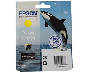 Genuine Epson T0604 (KILLER WHALE) Yellow Ink Cartridge - 11. 2026