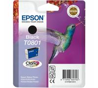Genuine Epson T0801 Hummingbird Black Ink Cartridge (C13T08014010) R285