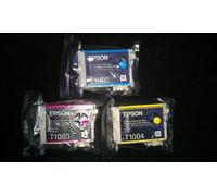 Genuine Epson T1002 T1003 T1004 Cyan Magenta Yellow Inks T1006 T1006 Rhino ORGNL