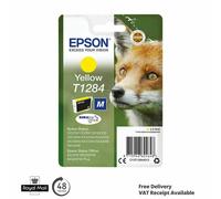Genuine Epson T1284 Yellow Ink Cartridge for Stylus SX230 SX438W