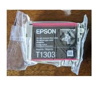 Genuine Epson T1303 XL Magenta Original OEM Cartridge Vacuum-Sealed Stag Red Ink