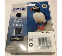 Genuine Epson T3241 Photo Black Cartridge BNIB 14ml For Sure Color SC-P400
