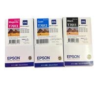 Genuine Epson T7011 T7012 T7013 T7014 Ink Cartridges